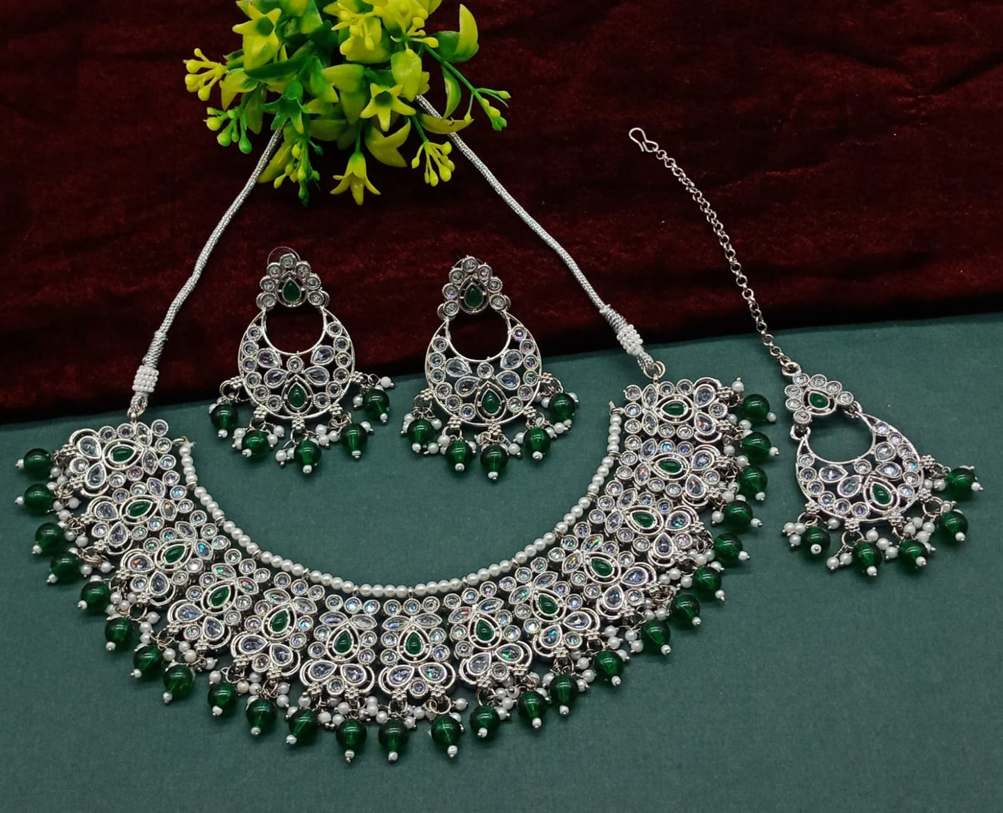 Arrya Necklace set by Navrang