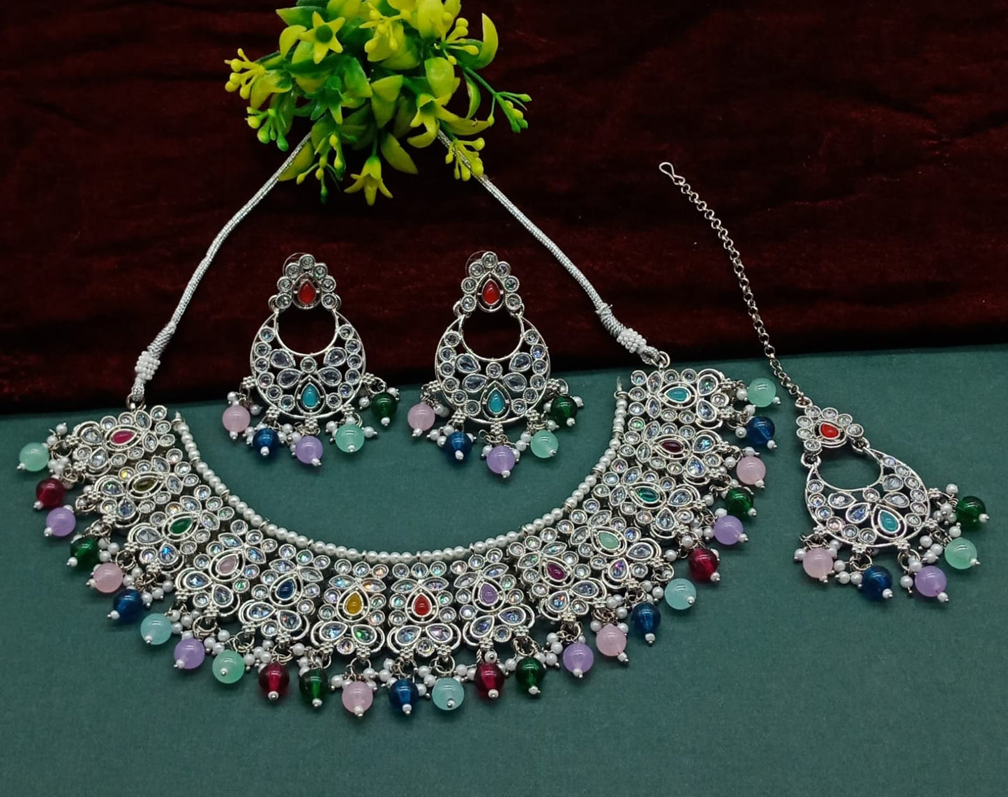 Arrya Necklace set by Navrang