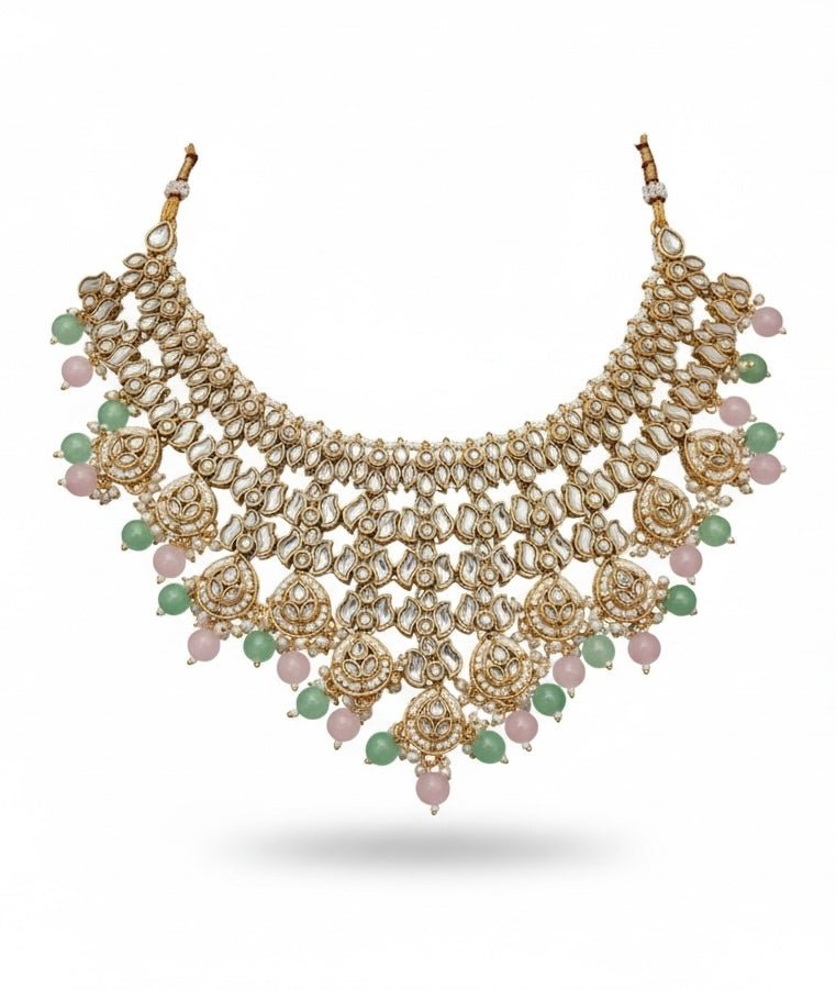 Siya Necklace set by Navrang (Multicolor)