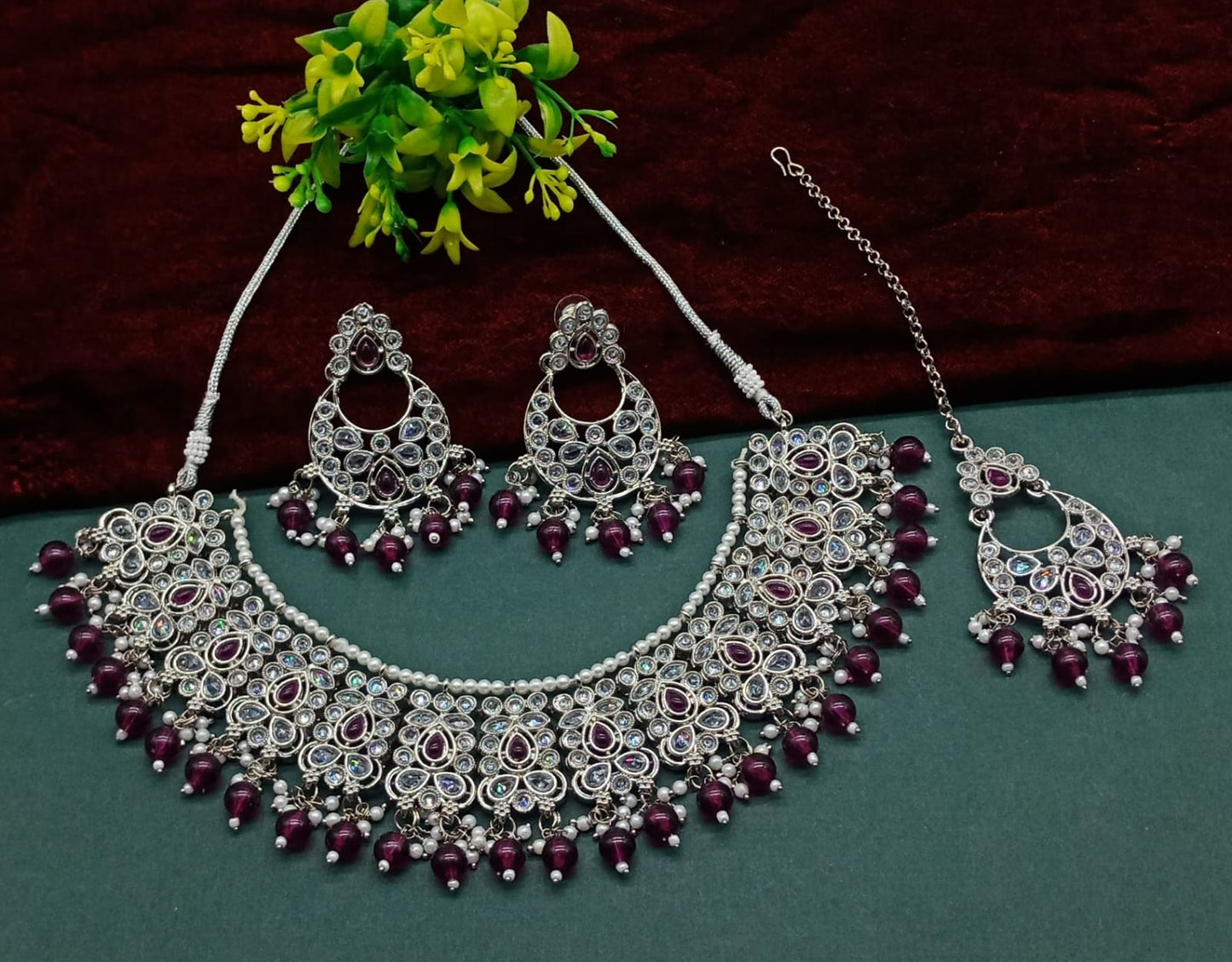 Arrya Necklace set by Navrang