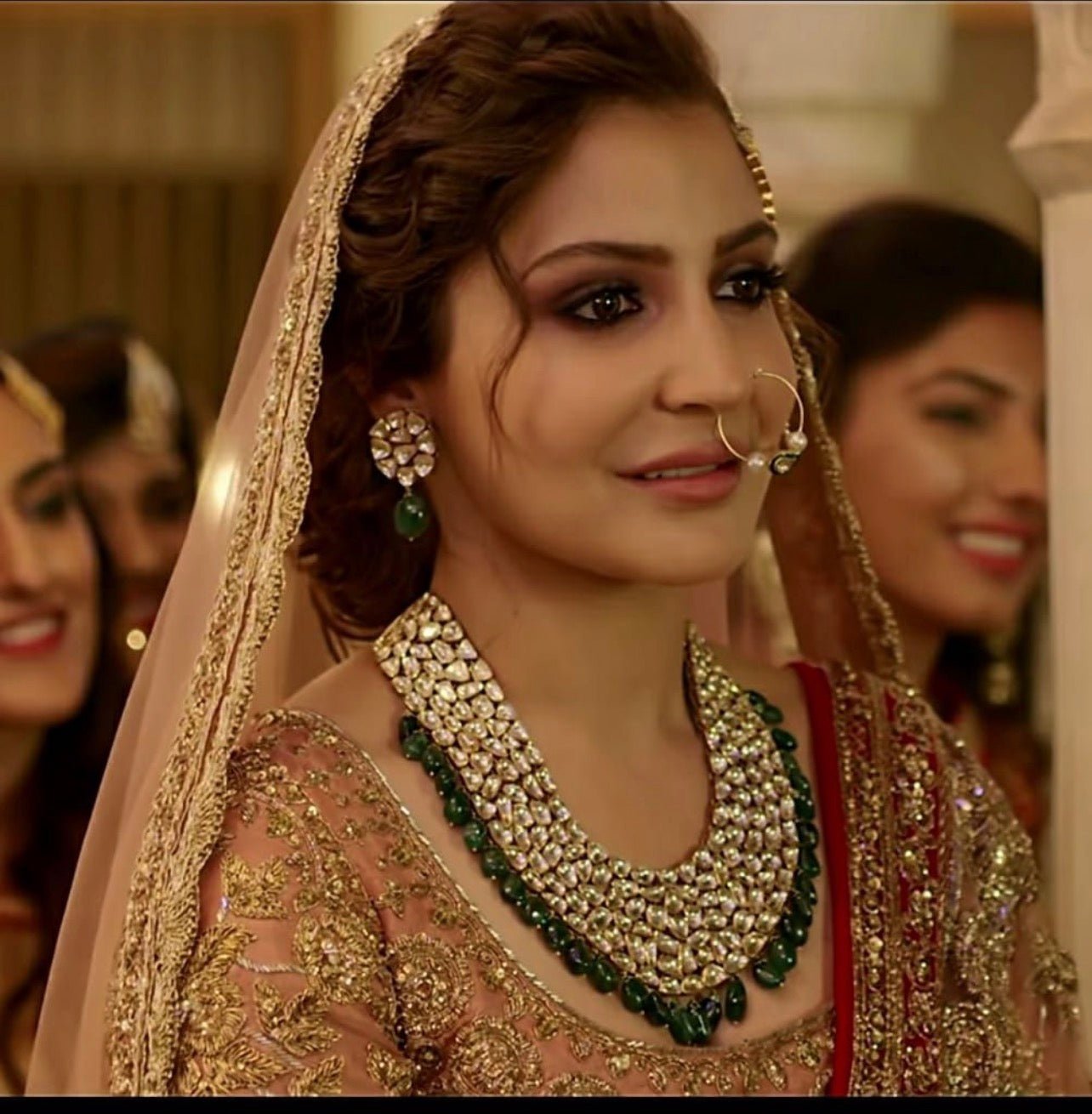 Anoushka Bridal Jewellery set by Navrang (Green)