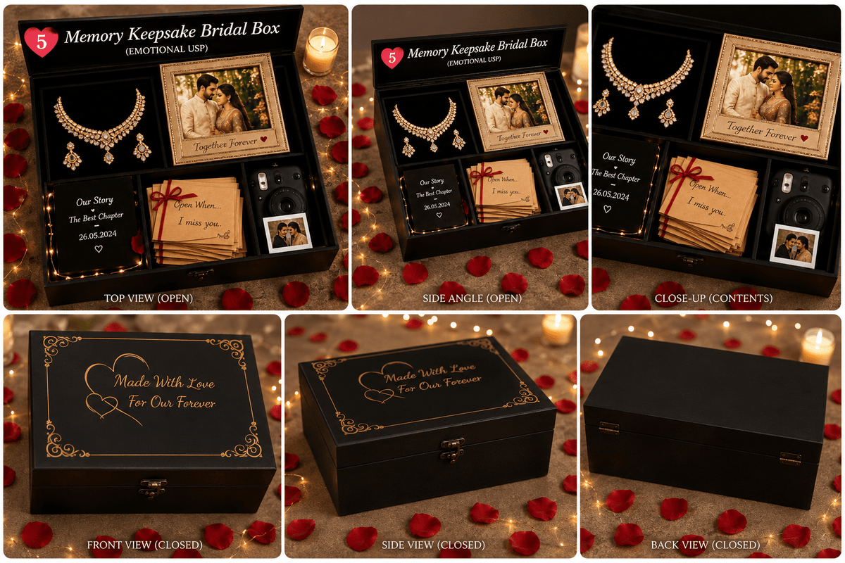 Memory Keepsake Bridal Box