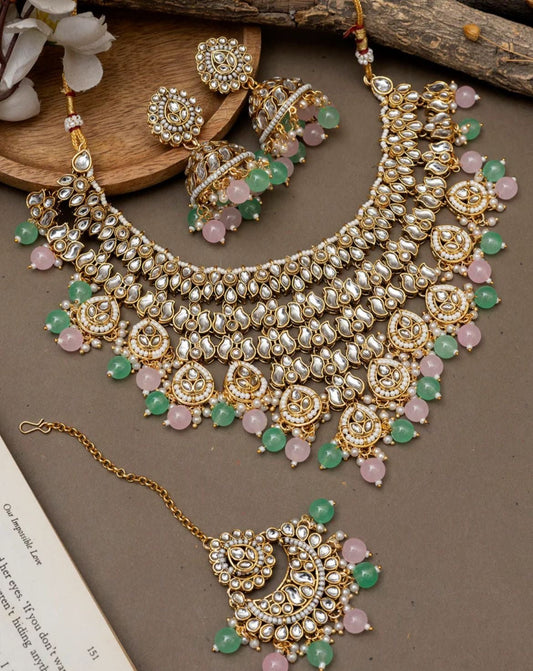 Siya Necklace set by Navrang (Multicolor)