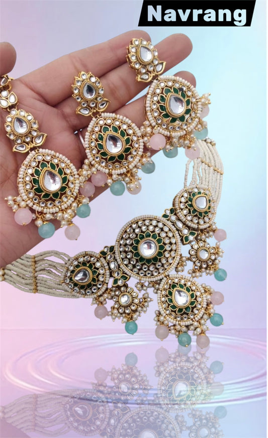 Maya Choker set by Navrang (Multicolor)