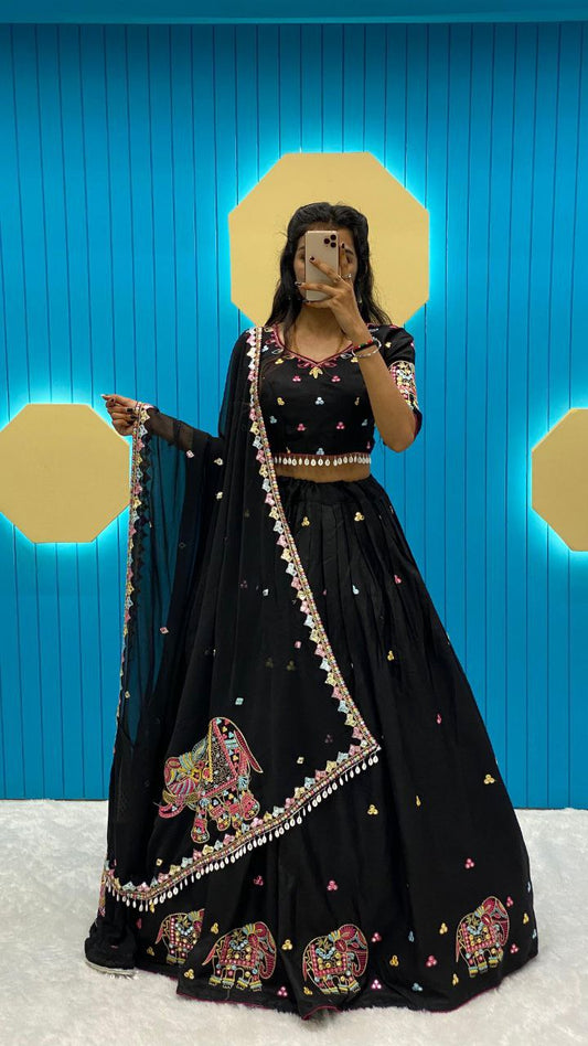 Pravya Navratri cotton Lehenga Choli with Dupatta