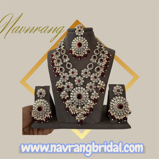 Jhalak Semi Bridal Set By Navrang