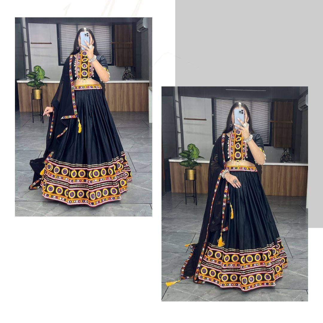 Mehu printed patch Traditional Lehenga