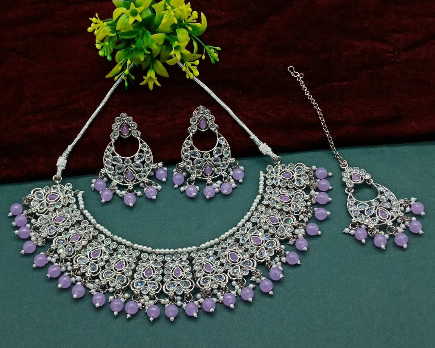 Arrya Necklace set by Navrang