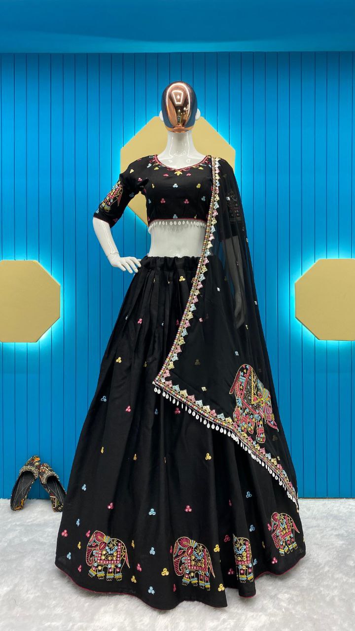 Pravya Navratri cotton Lehenga Choli with Dupatta