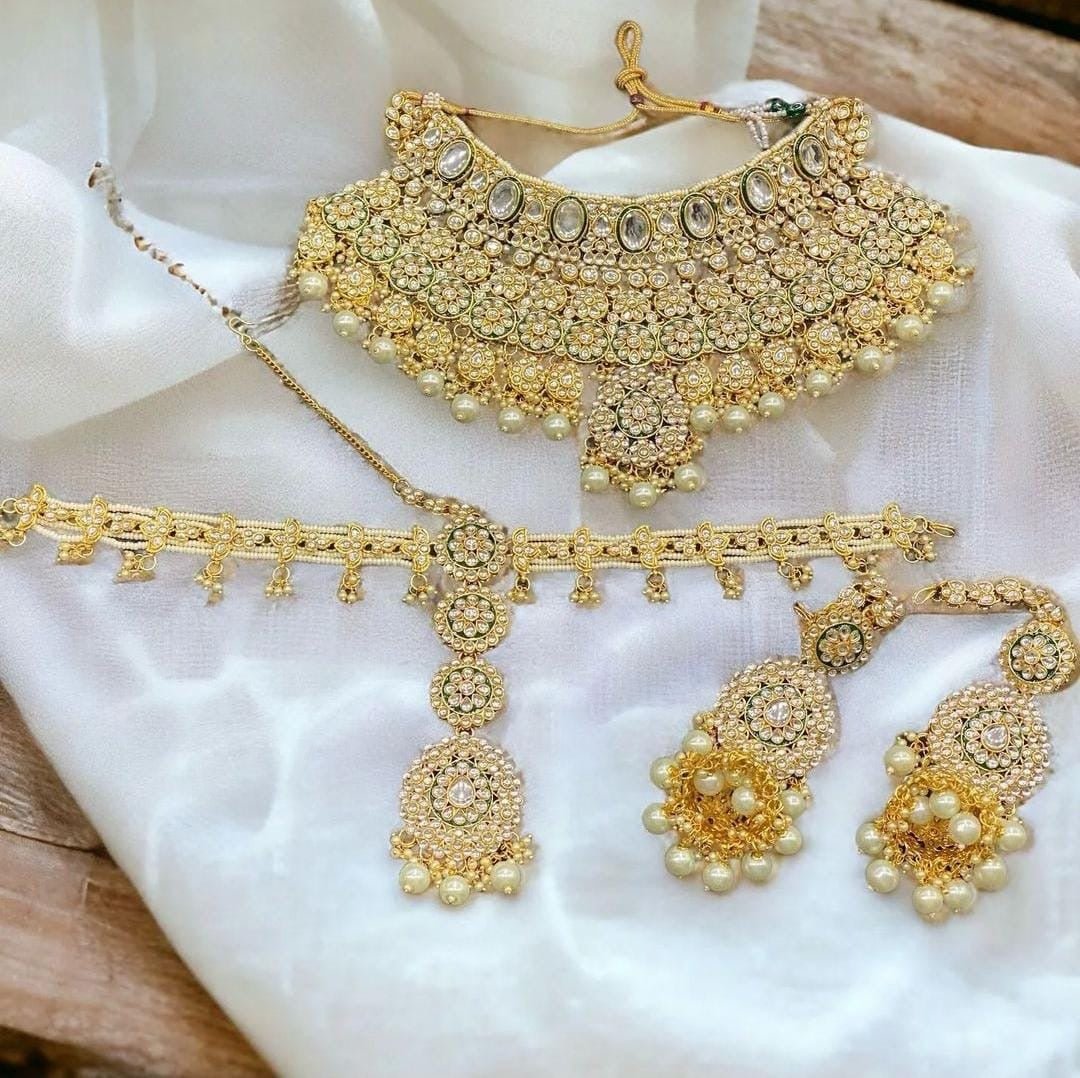 Ella Golden Premium Bridal Jewellery by Navrang