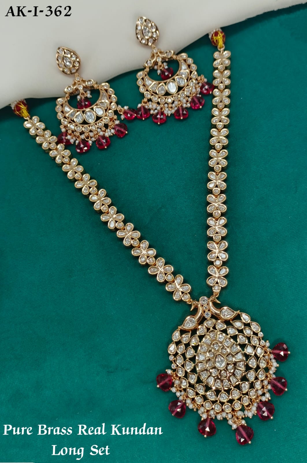 Maisie Real Kundan Long Set