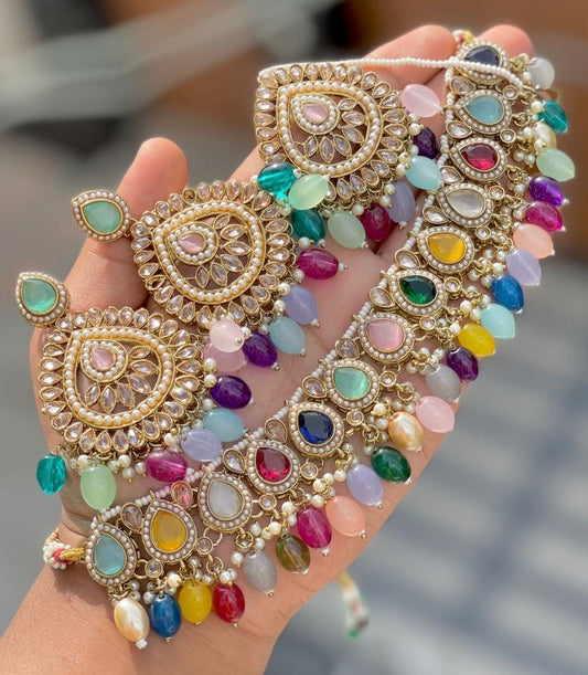 Jiya Multicolor Necklace Set