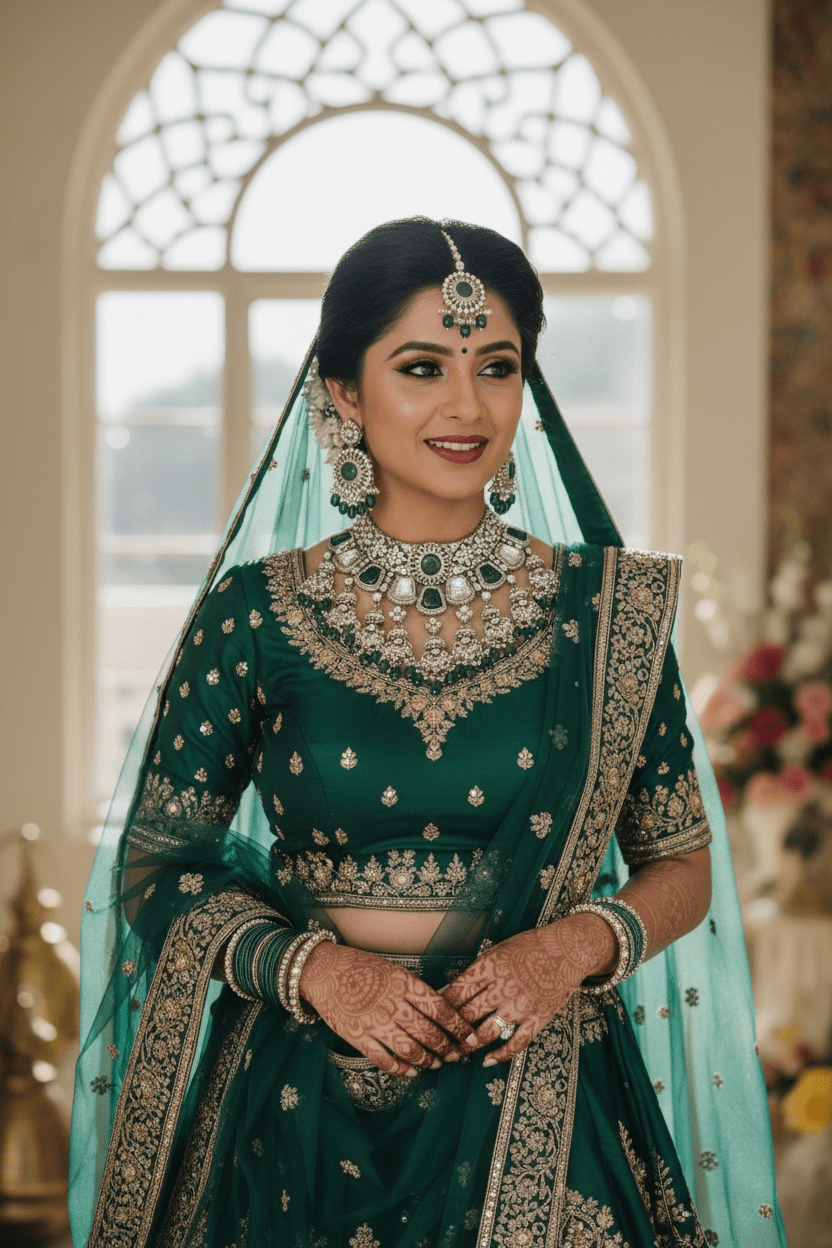 Saanvi Semi Bridal Set By Navrang