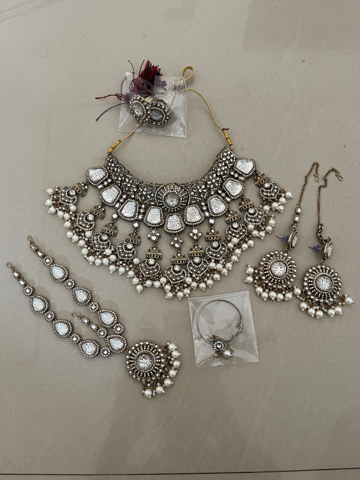 Saanvi Semi Bridal Set By Navrang (White)