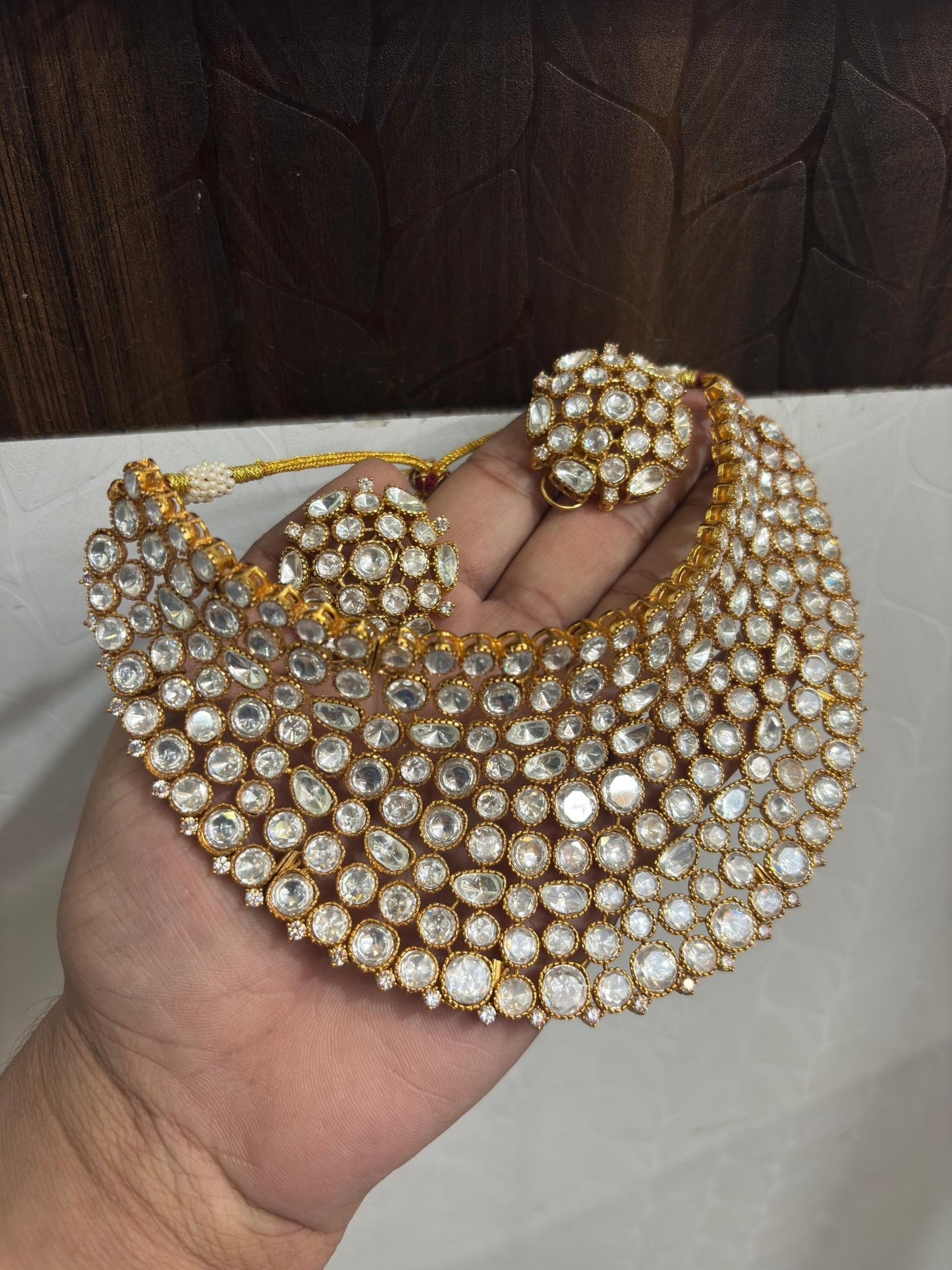 Mangalam Mossanite Bridal Jewellery set by Navrang