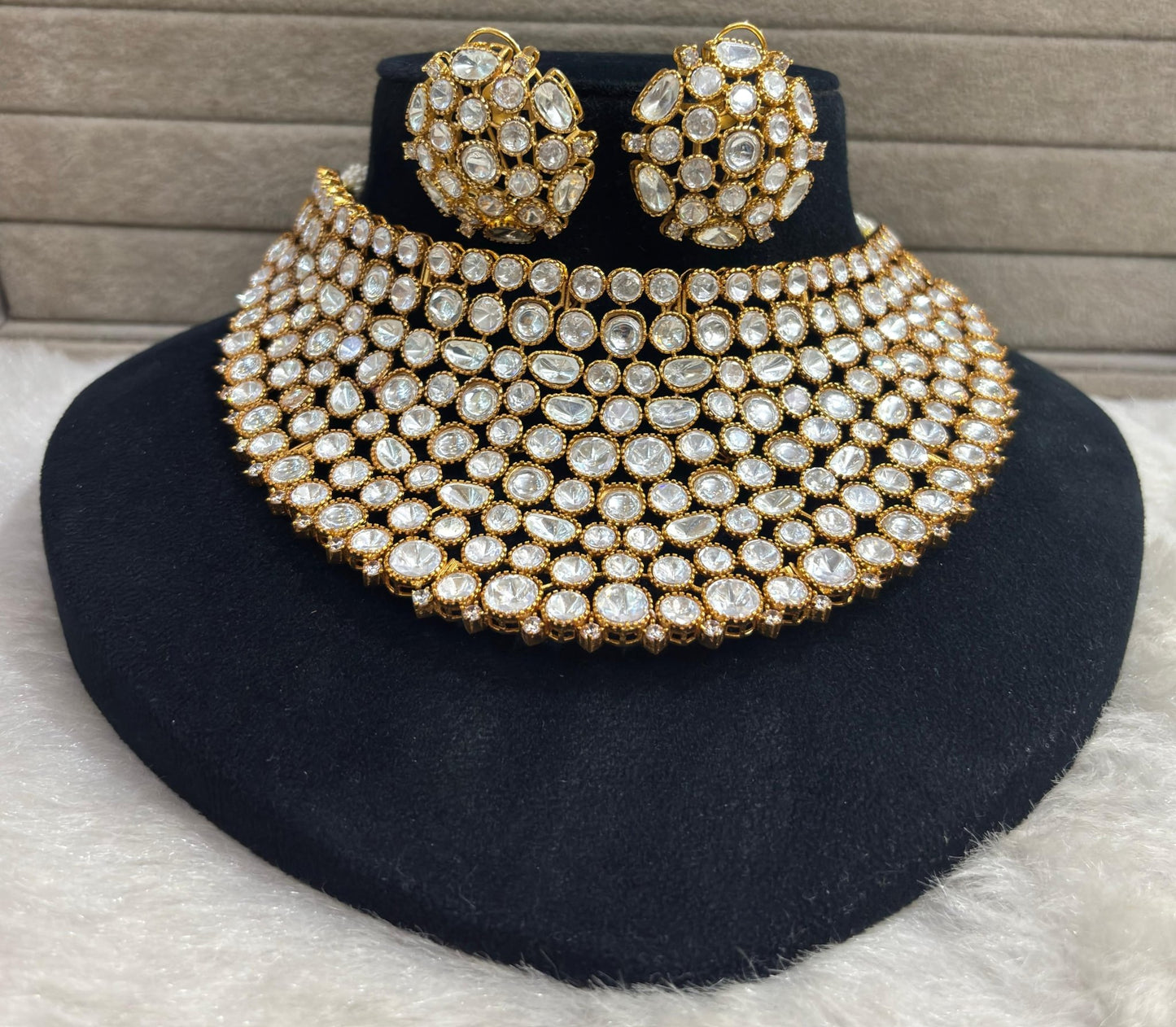 Mangalam Mossanite Bridal Jewellery set by Navrang