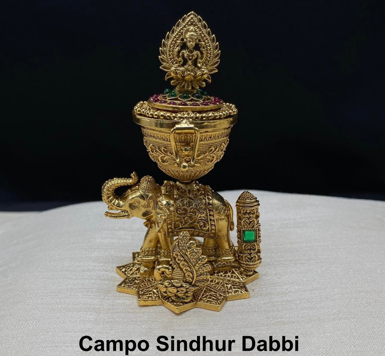 Laxmi Gold Toned Sindoor Dani