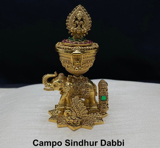 Laxmi Gold Toned Sindoor Dani