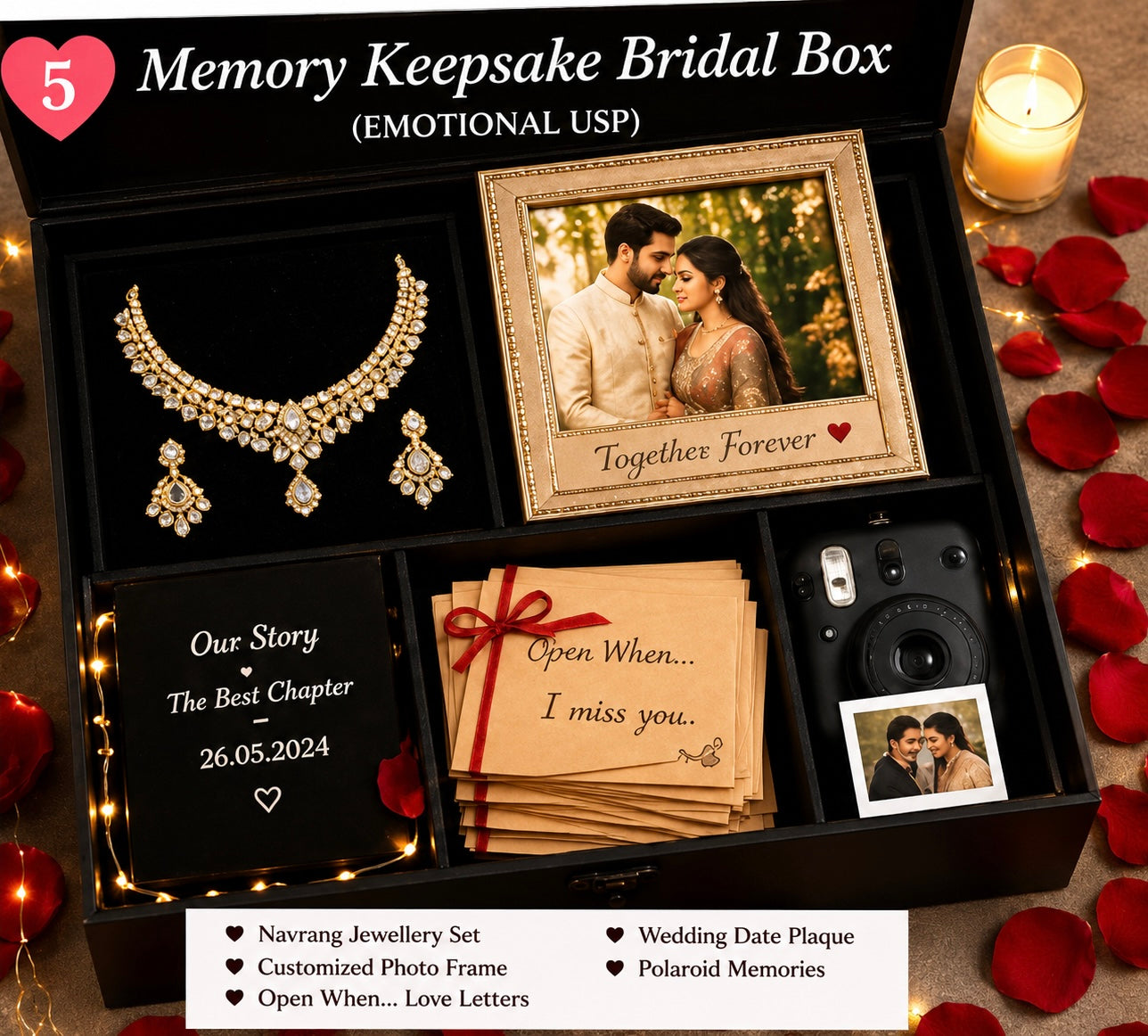 Memory Keepsake Bridal Box