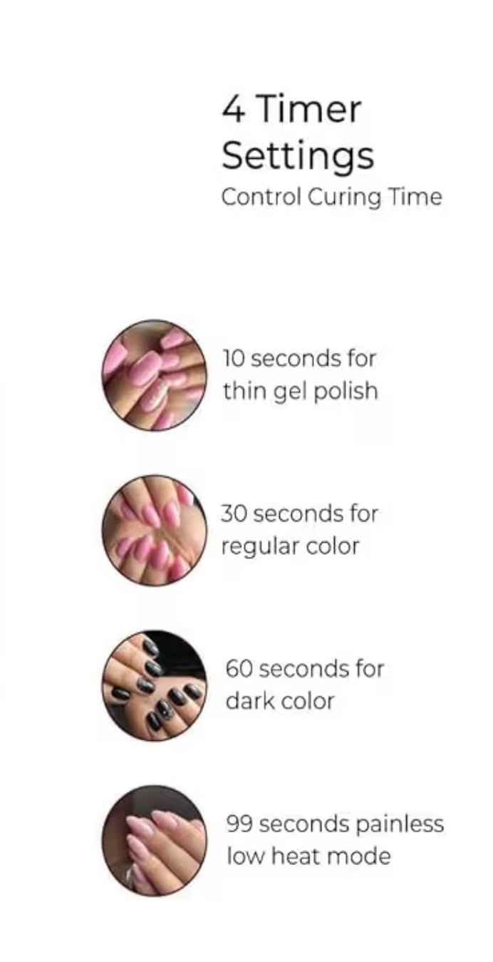 LED UV Nail Lamp (48W) By Navrang // Auto Sensor & 3 Timer Settings | Salon-Quality Nail Dryer for Manicure & Pedicure