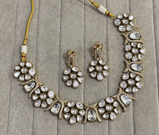 Srinika Moissanite Necklace Set