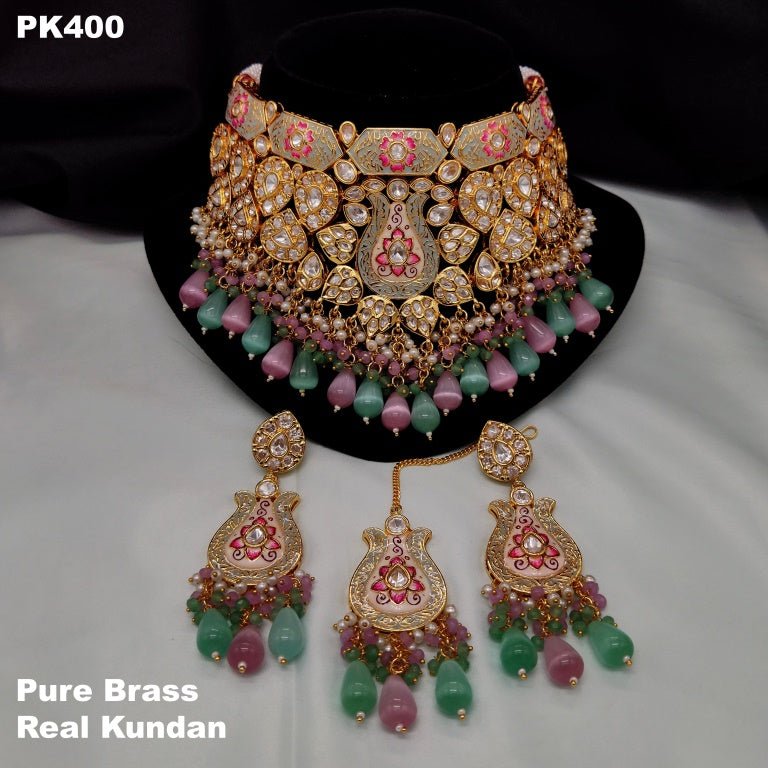 Aadhira Bridal Jewellery set by Navrang (Multi)