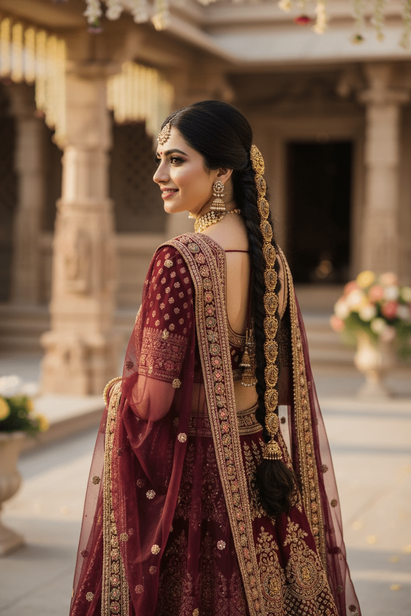 Rakshita Premium Quality Kempu Hair Choti by Navrang