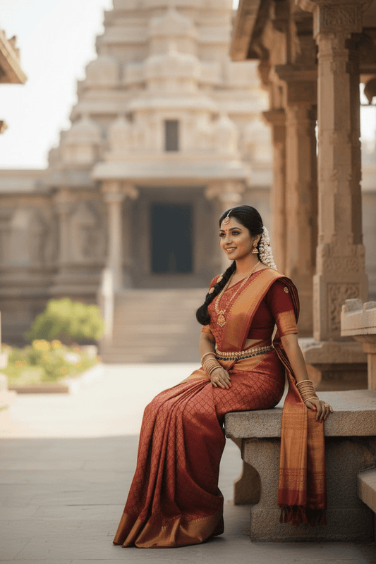 Rishika Premium Mehndi Plating Kamarbandh by Navrang (Green)