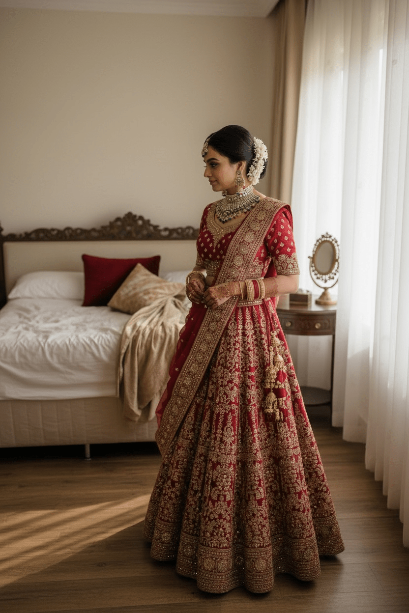 Multicolor Amelia Semi Bridal Jewellery set by Navrang