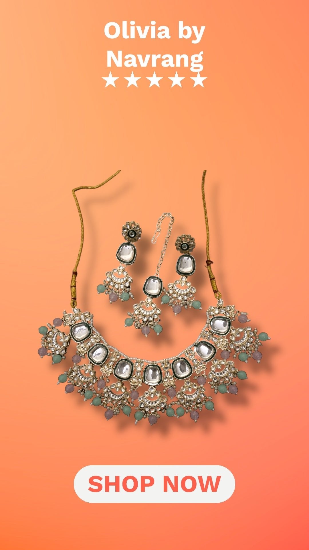 Olivia Jewellery by Navrang (Multicolour)