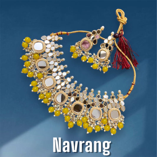 Pari Necklace set (Yellow)