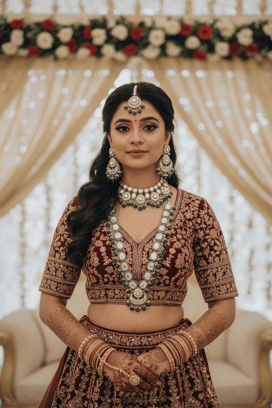Prima Aura set by Navrang (Green)