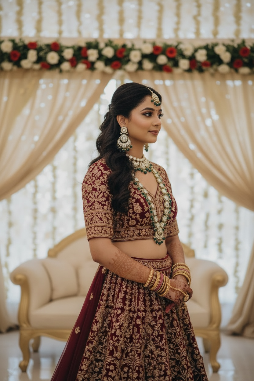 Prima Aura set by Navrang (Green)